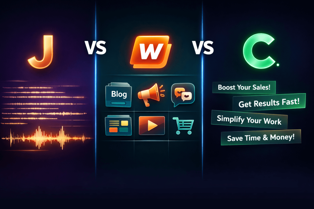 Home Jasper AI vs Writesonic vs Copy.ai: Which AI Writing Tool Wins for Bloggers – StarmarkAI