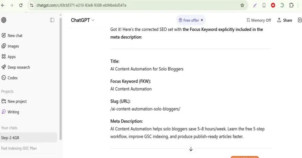 chatgpt ai content workflow blogging starmarkai